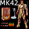 Zd Toys-figura de acción de Iron Man, modelo Original de Marvel Legends, MK42, MK43, War Machine 1/10, MK50, MK2, MK3, MK4, MK5, MK6, MK7, Tony Stark