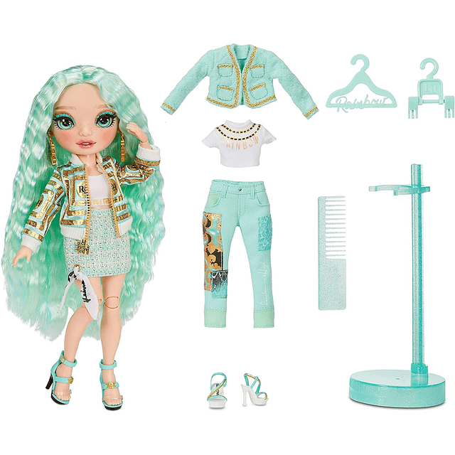 Rainbow High Serie 3 Daphne Minton Fashion Doll - Menta 