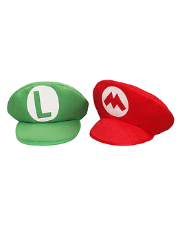 Gorro Super Mario Bros y de Luigi, Gorra Unisex Bigote de Regalo