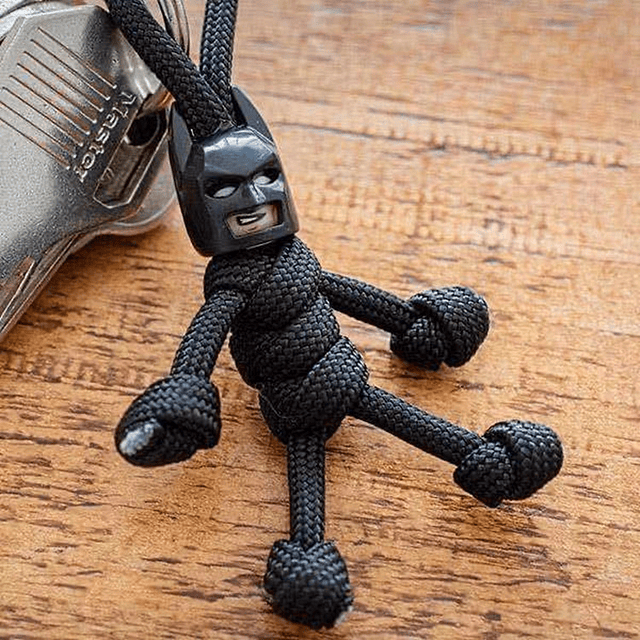 Disney-llavero con cadena colgante para niños, accesorio de dibujos animados de Marvel, Spiderman, película de Anime, muñecas, mochila, cuerda tejida 21