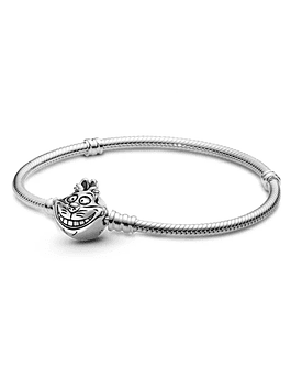 Disney-pulsera de plata de ley 925 para mujer, brazalete de amor, oro rosa, cadena ajustable, joyería artesanal silver bracelet 3