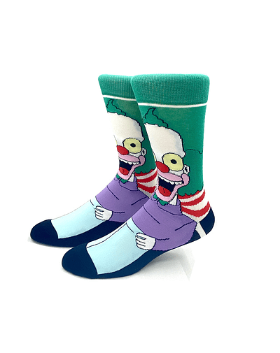 Calcetines de algodón con dibujos animados para hombre y mujer, calcetín Unisex de tubo medio con diseño de Los Simpsons, estilo Harajuku, para monopatín, 1 par JS-52