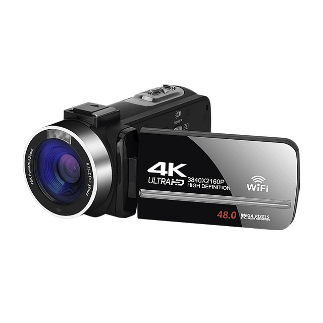 Videocámara profesional 4K con WIFI, cámara de vídeo Digital para Streaming de Youtube, grabadora de Vlog, estabilizador de cámara web con lapso de tiempo 18X, Videcam