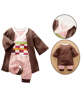 Pilucho de Anime para niña pequeña, mono de dibujos animados para recién nacido, disfraz de Halloween, ropa para bebé, mono infantil de 0-24 meses ED80D3