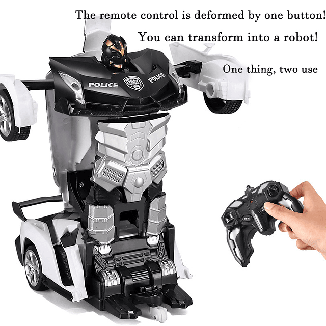 Robot Transformer RC Auto de deformación