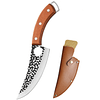 Cuchillo de deshuesar forjado de acero inoxidable, cuchillos de cocina, cuchillo de Chef, cuchilla de carne, cuchillo de rebanar, cuchillo de caza al aire libre