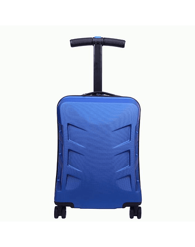 Carrylove-maleta de cabina de equipaje para scooter ABS, bolsa de viaje perezosa para viaje, 21&quot; Azul