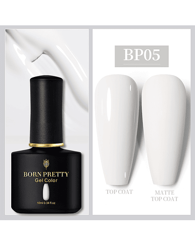 BORN PRETTY-esmalte para uñas de Gel UV, barniz híbrido de larga duración para manicura artística, capa superior, 60 colores, 10ml BP05