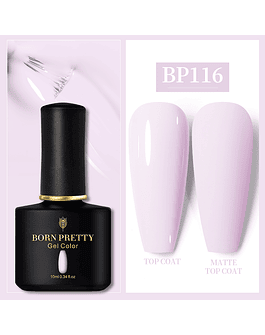 BORN PRETTY-esmalte para uñas de Gel UV, barniz híbrido de larga duración para manicura artística, capa superior, 60 colores, 10ml BP116
