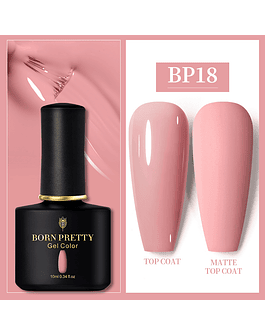 BORN PRETTY-esmalte para uñas de Gel UV, barniz híbrido de larga duración para manicura artística, capa superior, 60 colores, 10ml BP18