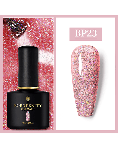 BORN PRETTY-esmalte para uñas de Gel UV, barniz híbrido de larga duración para manicura artística, capa superior, 60 colores, 10ml BP23