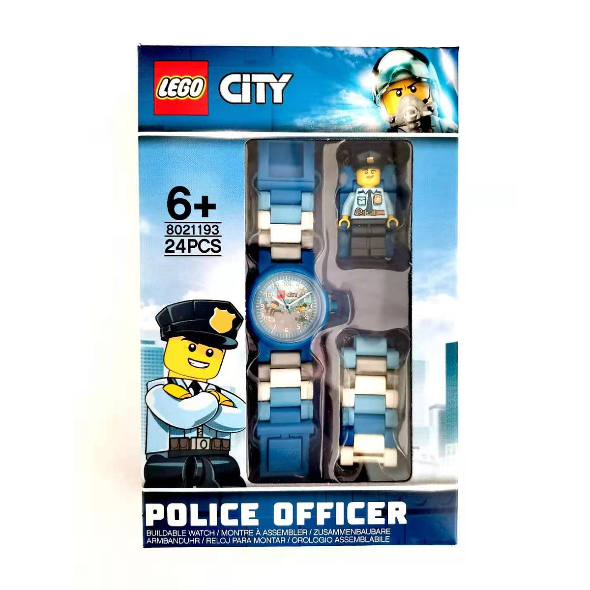 Super Reloj LEGO POLICE OFFICER