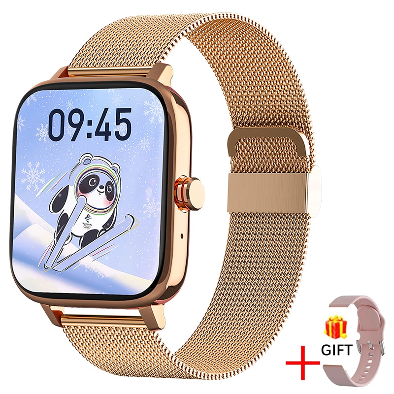 Comprar Reloj inteligente LIGE Call para mujer, reloj inteligente con  esfera personalizada para Android IOS, relojes de música Bluetooth  resistentes al agua, reloj de pulsera completamente táctil
