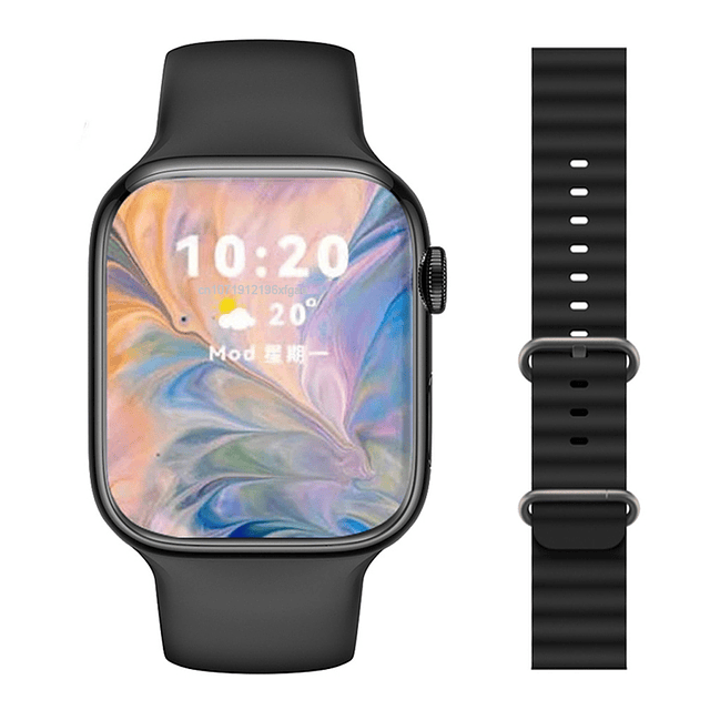 Reloj inteligente i8 Pro Max para hombre y mujer, Smartwatch deportivo Serie 8, PK i7 Pro Max, 2023 Black Ocband