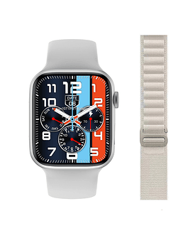 Reloj inteligente i8 Pro Max para hombre y mujer, Smartwatch deportivo Serie 8, PK i7 Pro Max, 2023 White Alstrap