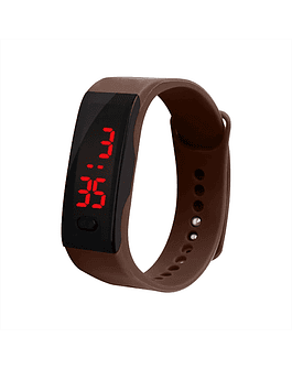 Reloj de pulsera inteligente deportiva con pantalla a Color, rastreador de actividad para correr, ritmo cardíaco Coffee 