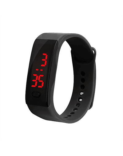 Reloj de pulsera inteligente deportiva con pantalla a Color, rastreador de actividad para correr, ritmo cardíaco Black 