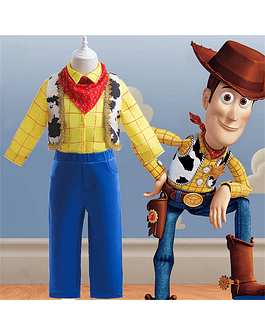 Disney Toy Story para niños y niñas, disfraz de  Woody
