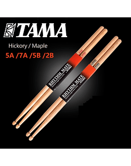 TAMA Rhythm Mate Drum Stick HRM 5A 5B 2B 7A Hickory / Maple baquetas