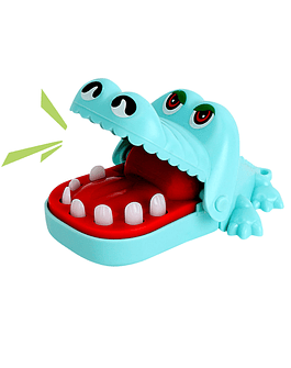 Juguete creativo y divertido con llavero para niños portátil de tamaño pequeño, Boca de cocodrilo