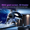 IMAX-gafas inteligentes 3D con pantalla Dual IPS, lentes de vídeo inteligentes, pantalla gigante HD, ligeras y delgadas, cómodas para llevar, para películas