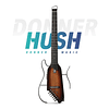 Donner HUSH guitarra silenciosa inteligente, portátil, desmontable, sin cabeza, de madera