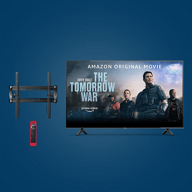 Smart TV Amazon Fire TV 4-Series de 50&quot; en 4K UHD con soporte inclinable universal