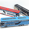 Modelo de autobús 1:32 de alta calidad, autobús turístico dos pisos