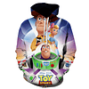Poleron con capucha de Disney Toy Story Unisex, Woody, Buzz Lightyear