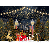 Bonvvie-telón de fondo de Navidad, chimenea de ladrillo, árbol de Navidad, regalo para niños, bebé, familia, decoración DIY, Fondo de fotografía, sesión fotográfica