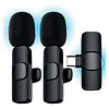 2 Micrófonos Inalámbricos Solapa Lavalier Para Celular Usb-c