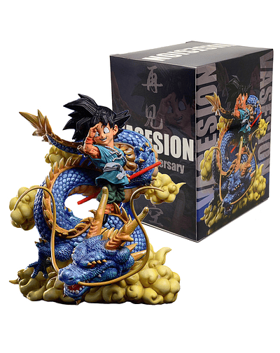 Figura de Dragon Ball de Anime Gk Bye Goku, de 15cm