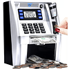 Cajero Automatico contraseña, Caja Ahorro de monedas y billetes en efectivo