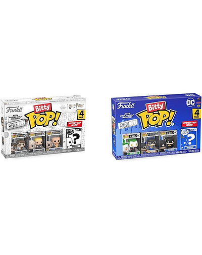 Funko Bitty Pop! Mini juguetes coleccionables de Harry Potter, Draco Malfoy, Dobby y Mystery Chase (los estilos pueden variar) paquete de 4