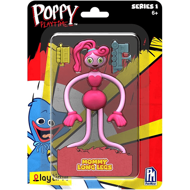 POPPY PLAYTIME - Figura de acción Mommy Long Legs (figura posable de 5 pulgadas, serie 1) [licencia oficial]
