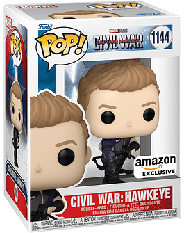 Funko Pop! Marvel: Capitán América: Civil War Build A Scene - Hawkeye