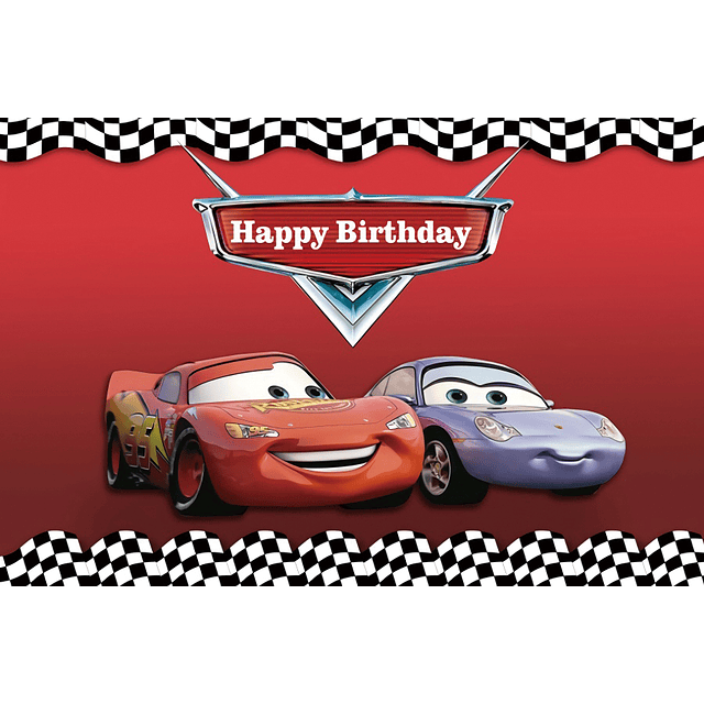 Fondo de pared Disney McQueen Cars