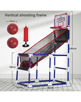 Rack de tiro de baloncesto para niños, fácil de montar para interiores y exteriores