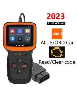 Eobd-herramienta de diagnóstico profesional automotriz, escáner Obd 2 obd2, lector de código de luz de advertencia de fallos de motor de coche, reinicio de vehículo