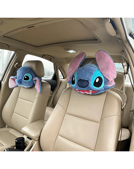 Disney-reposacabezas de felpa de Lilo & Stitch funda de cinturón de seguridad