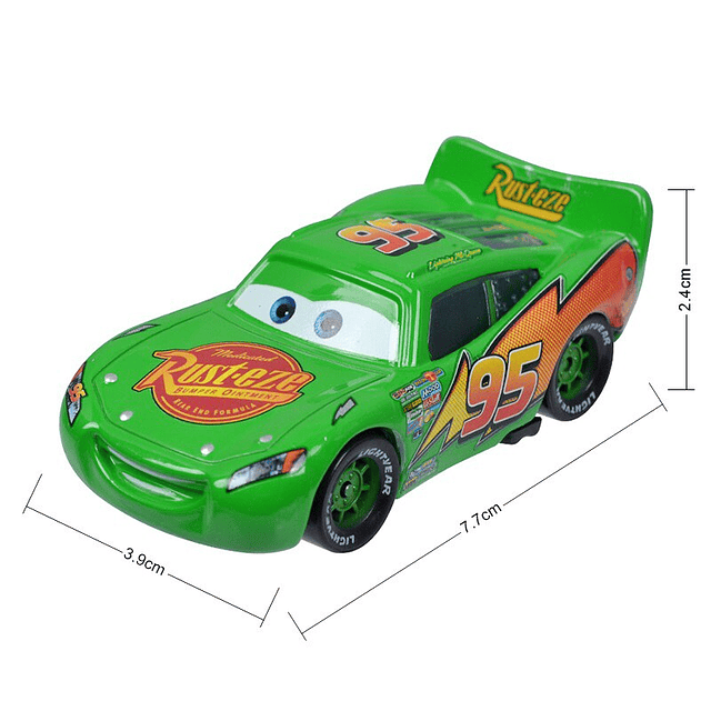 Disney Pixar Cars 3 Rayo McQueen Jackson Storm Mater 1:55, juguete de aleación de Metal fundido a presión, regalo de cumpleaños para niños