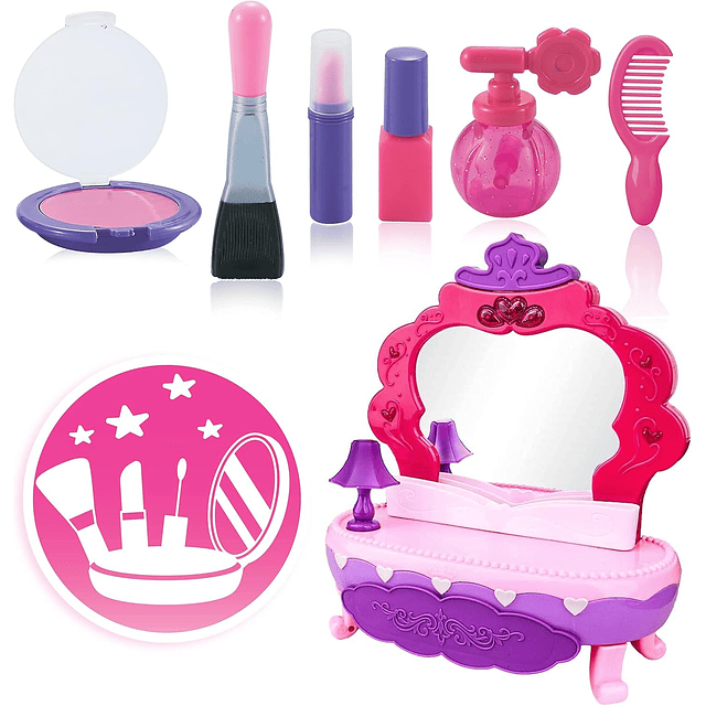 Dshopping - Tocador maquillaje de niñas luces y sonidos 6