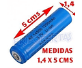 Pack 2 Pilas Baterias 14500 3.7v Li-ion 1500