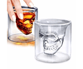 Set 5 Vaso Shot Calavera Vidrio Tequila Cortito