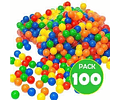 Pack 100 Pelotas Plasticas Piscina Colores Juegos