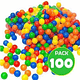 Pack 100 Pelotas Plasticas Piscina Colores Juegos