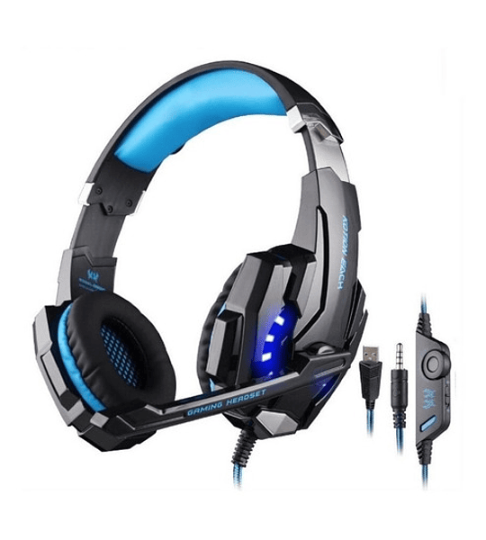 Audífonos Gamer Kotion G9000 Led Mic Ps4 Pc X-one Switch