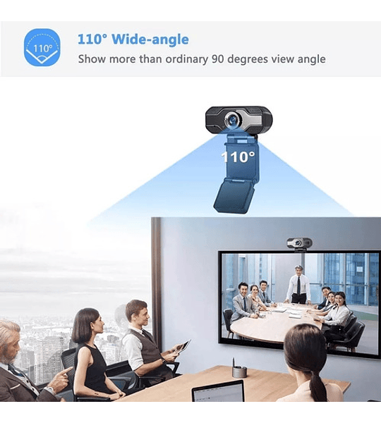 Camara Webcam Usb Con Micrófono Teletrabajo Videoconferencia