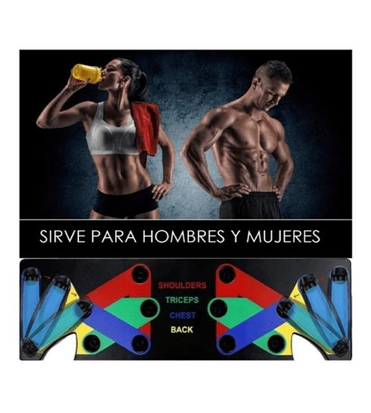 Tabla Para Flexiones Codificada Con Colores Ejercicios Gym