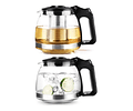 Tetera De Vidrio Infusor Con 4 Tazas De Vidrio Té Bebidas